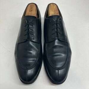Crockett & Jones x Peal & Co. x Brooks Brothers Black Calf Split Toe Derby 10.5